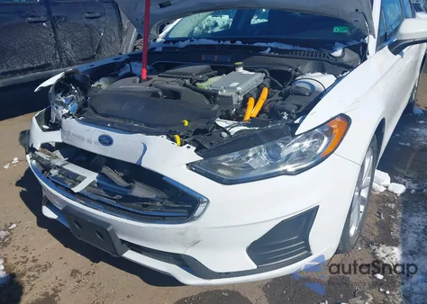 2020 Ford Fusion Hybrid Se из США, поврежденный, VIN 3FA6P0LU0LR173435